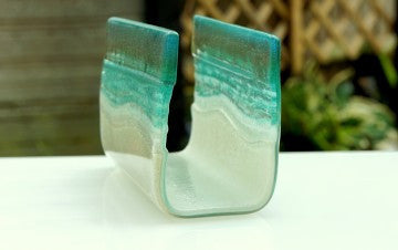 Fused Glass Napkin Holder The Beach