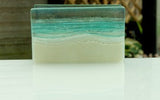 Fused Glass Napkin Holder - The Beach
