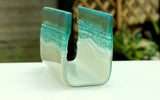 Fused Glass Napkin Holder - The Beach