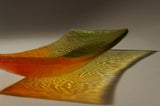 Glass Rectangular Fruit Bowl - Autumn