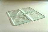 Set of 4 Glass Coasters Playing Card Symbols