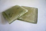 Set of 4 Glass Coasters - Storm Red or Beige