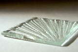 Set of 4 Sun-Rays Textured Glass Coasters